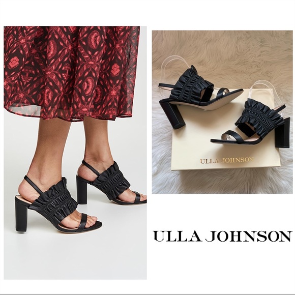 Ulla Johnson Shoes - New! ULLA JOHNSON Libby Ruffle Leather Sandals